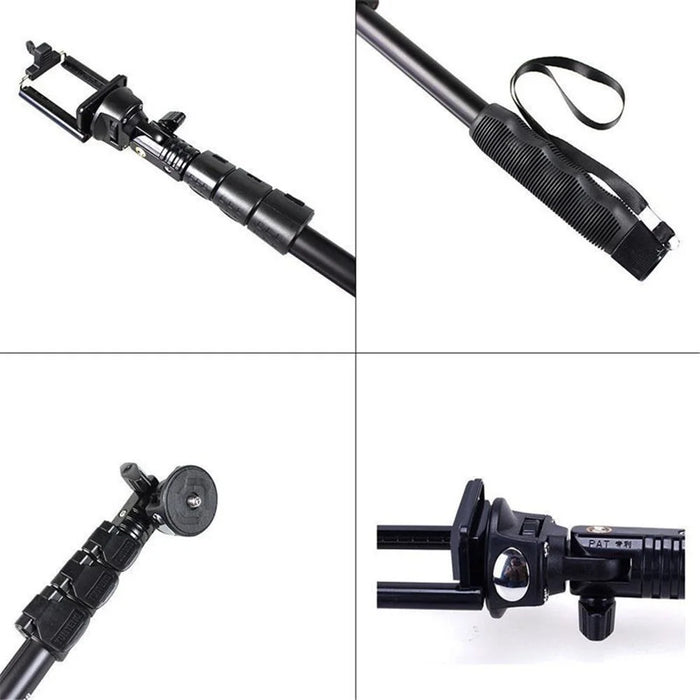YUNTENG 188 Portable Handheld Extendable Selfie Stick Monopod with Phone Holder - 6