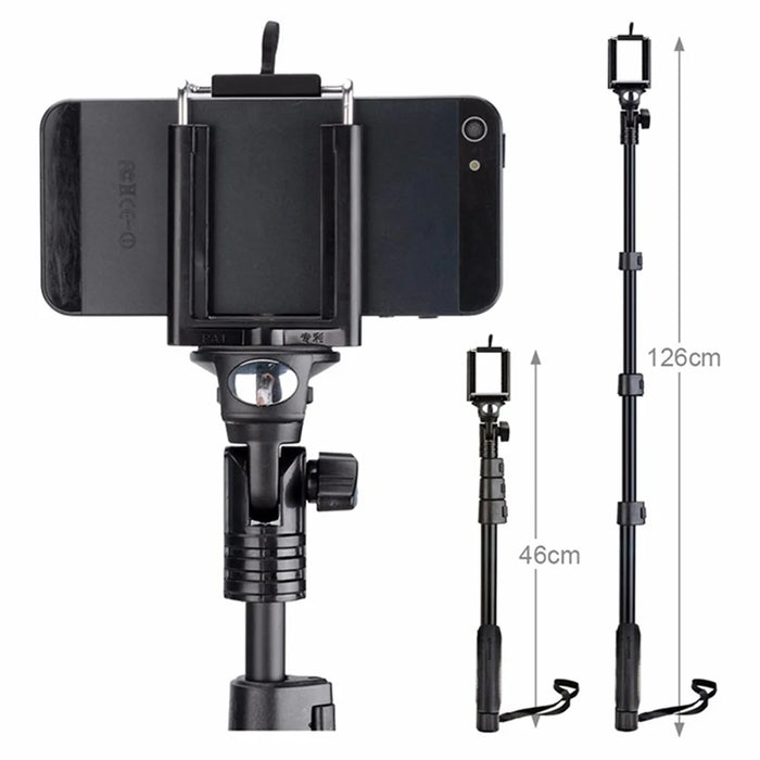 YUNTENG 188 Portable Handheld Extendable Selfie Stick Monopod with Phone Holder - 7
