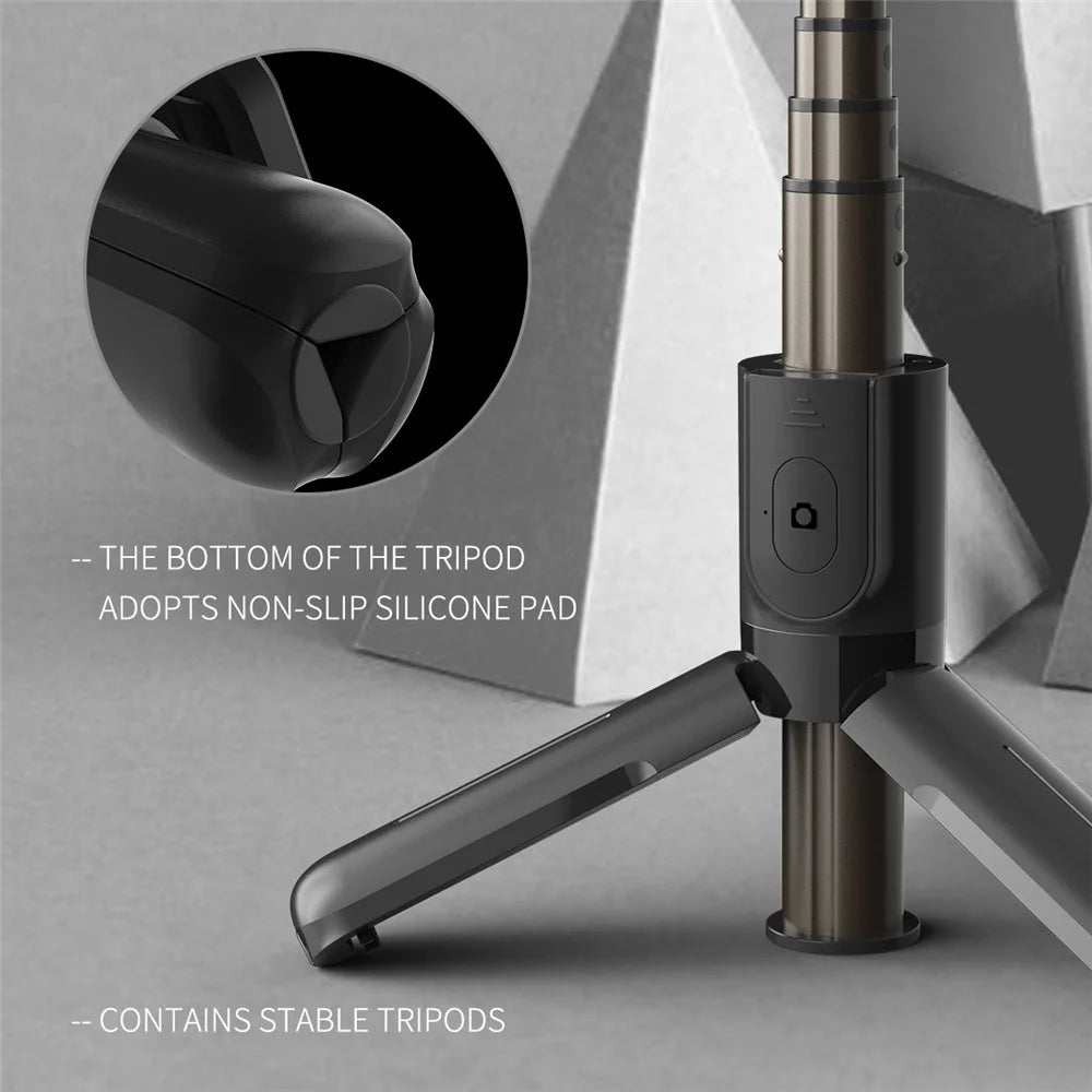 L10 Portable Bluetooth-compatible Selfie Stick Extendable Tripod Phone Stand with Remote - 4