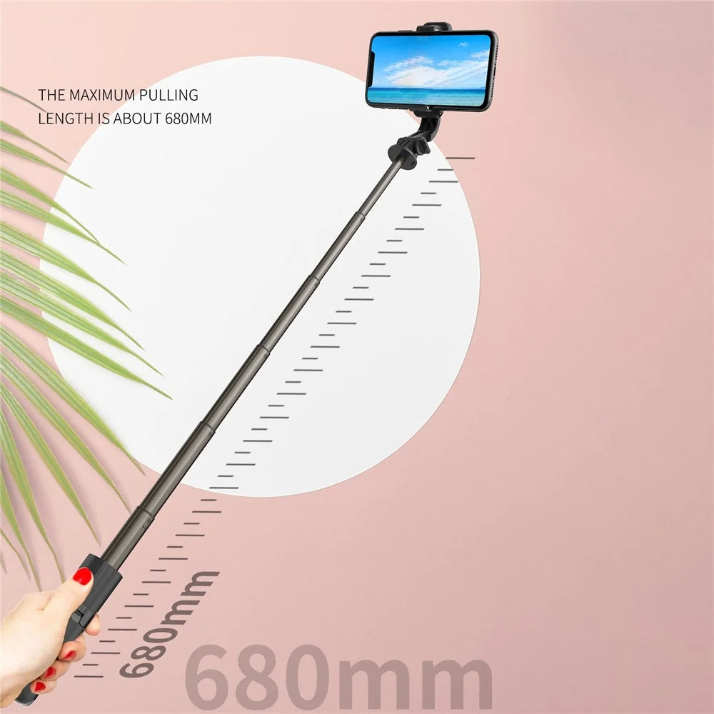 L10 Portable Bluetooth-compatible Selfie Stick Extendable Tripod Phone Stand with Remote - 5