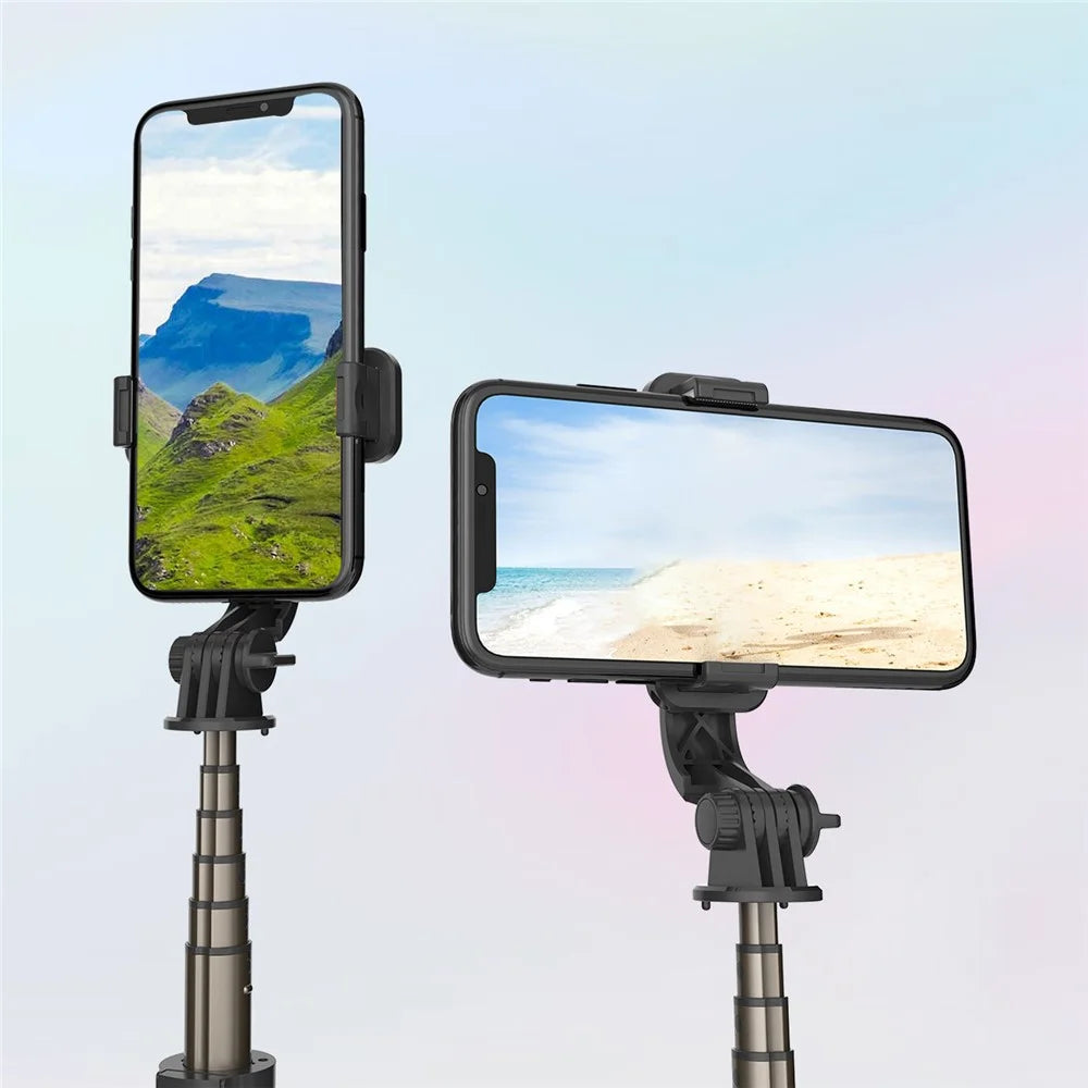 L10 Portable Bluetooth-compatible Selfie Stick Extendable Tripod Phone Stand with Remote - 6
