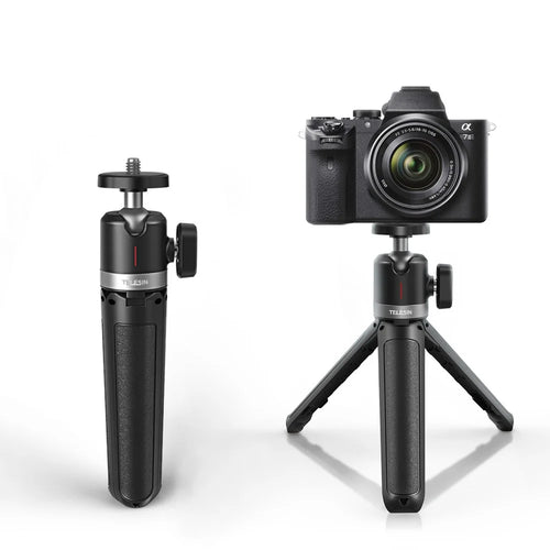 TELESIN GP-MNP-091-W Mini Selfie Stick Extendable Tripod Camera Mobile Phone Desktop Stand - 1