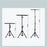 JYX-509 Adjustable Tripod Computer Stand with Plate for Projectors Laptop - 6
