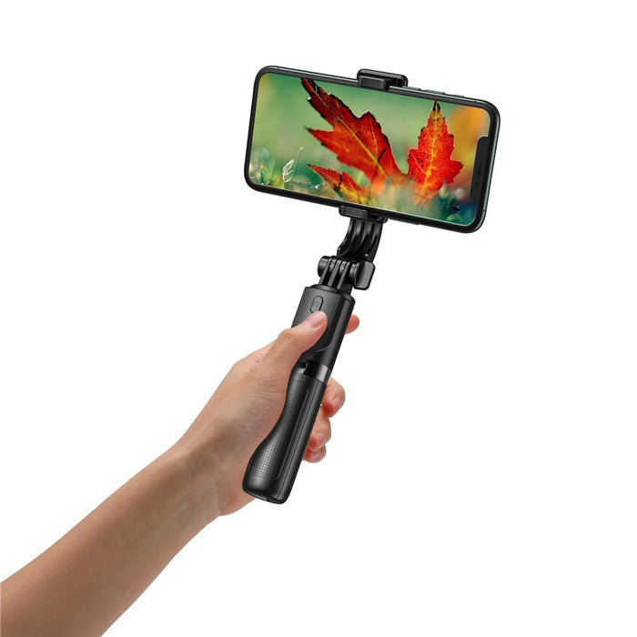 H8 3 in 1 Selfie Stick Phone Tripod Extendable Monopod with Bluetooth-compatible Remote for Smartphone Selfie Stick - Black - 3