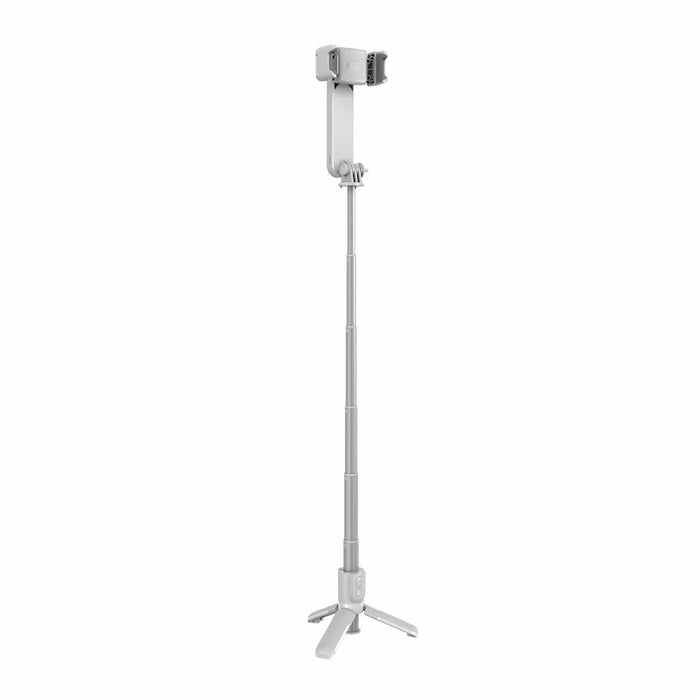 L09 Bluetooth-compatible Selfie Stick Tripod Gimbal Stabilizer with Dimmable Fill Light Extendable Remote Shutter Monopod - White - 3