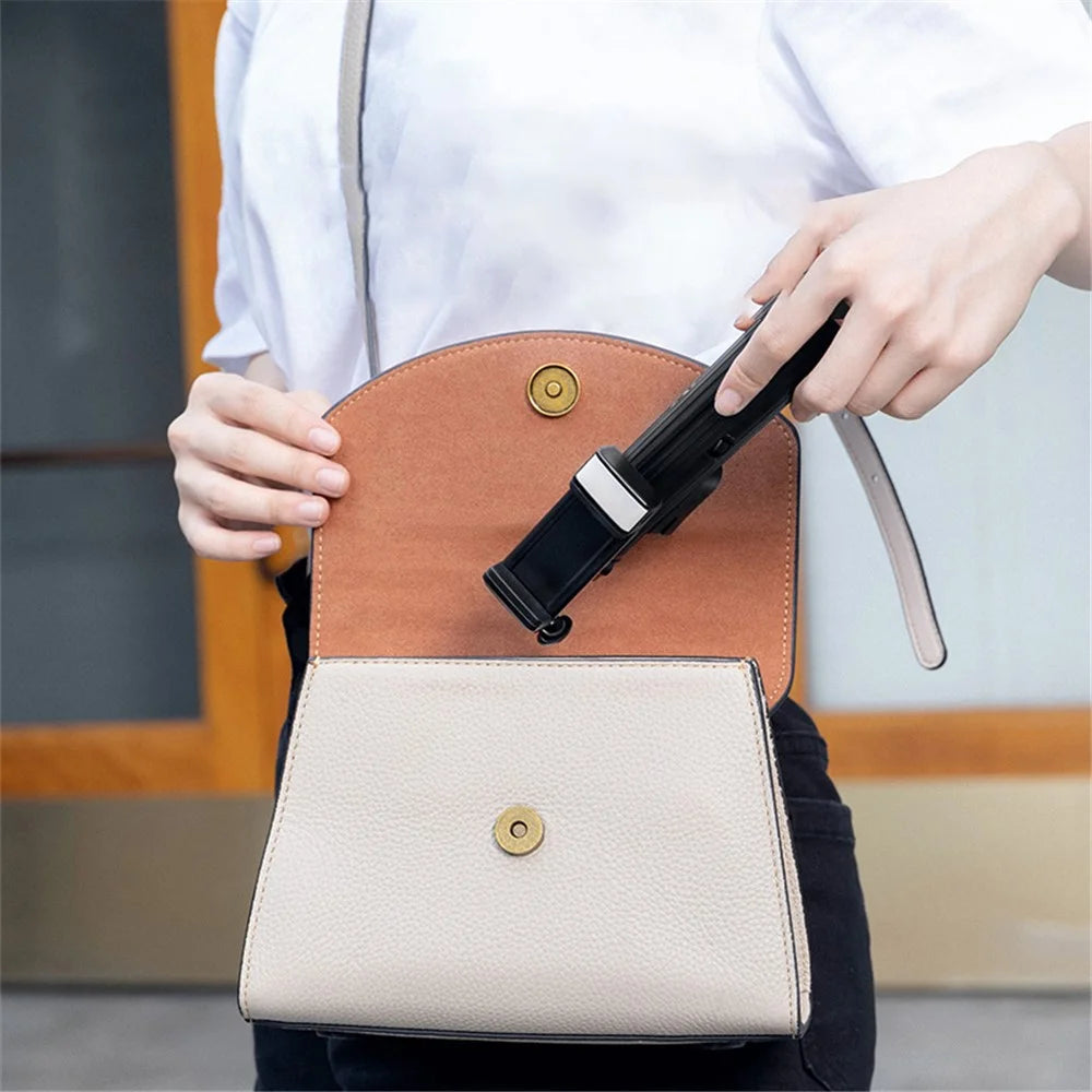 A31E Expandable Bluetooth-compatible Selfie Stick Tripod Stand with Phone Holder and LED Fill Light - 5