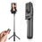 S02 Portable Bluetooth-compatible Remote Control Mobile Phone Holder Tripod Live Streaming Extendable Selfie Stick - 1