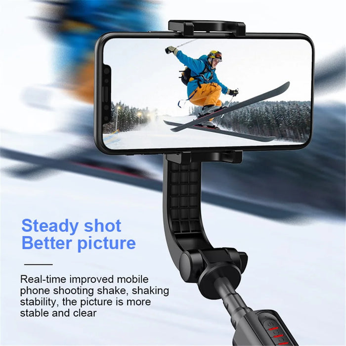 Cloud Shadow 4 WS-19017-1 Portable Bluetooth-compatible Remote Control Single Axis Phone Holder Stabilizer Extendable Tripod Live Streaming Selfie Stick - 2