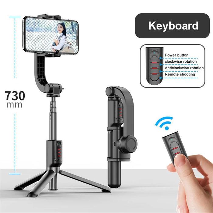 Cloud Shadow 4 WS-19017-1 Portable Bluetooth-compatible Remote Control Single Axis Phone Holder Stabilizer Extendable Tripod Live Streaming Selfie Stick - 6