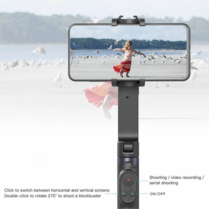 DISPHO WS-21006 Mini Retractable Tripod Bluetooth-compatible Remote Control Stabilizer Portable Adjustable Selfie Stick for Live-stream Photography - 4