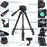 YUNTENG VCT-668 Professional Portable Aluminum Alloy Tripod Stand Extendable Photography Tripod with Gimbal Stabilizer for SLR/Mobile Phones - 4