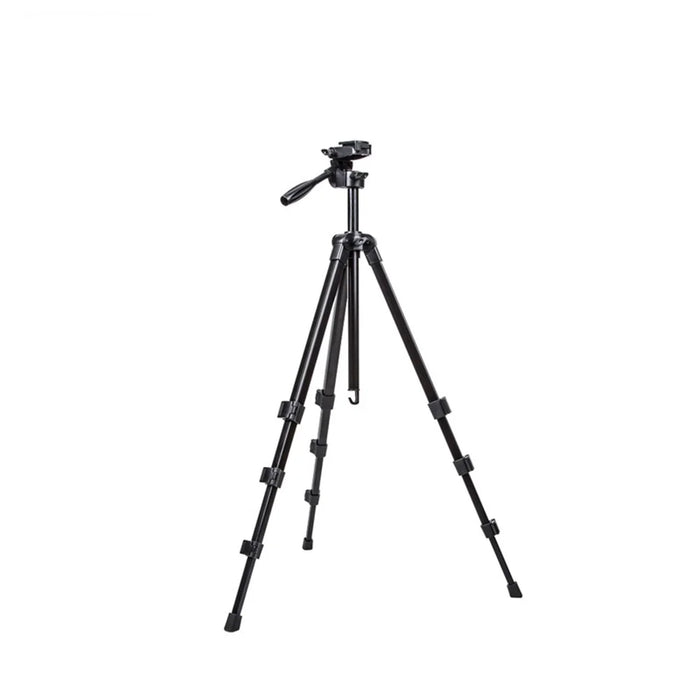 YUNTENG VCT-618N Portable Aluminum Alloy Tripod Stand Extendable Photography Tripod 360-Degree Rotating Gimbal Stabilizer Shockproof Camera Mount for SLR/Digital SLR - 4