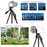 YUNTENG VCT-6808 Multifunctional Mobile Phone Tripod Stand 4 Sections Adjustable Tripod with 3 Mobile Phone Holders/Ball Gimbal/Remote Control - 5