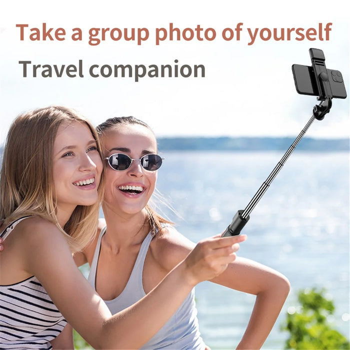 S03-S For Live Broadcast Bluetooth-compatible Selfie Stick Telescopic Handheld Monopod + Hidden Tripod with Fill Light - 3
