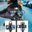 S05-S 2 in 1 Bluetooth-compatible Selfie Stick Built-in Remote Control Folding Tripod with Fill Light for Vlogging Photography - 5