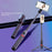 XYK-403B Portable Telescopic Tripod Handheld Selfie Stick Bluetooth-compatible Monopod with Built-in Remote Control - Black/Red - 7