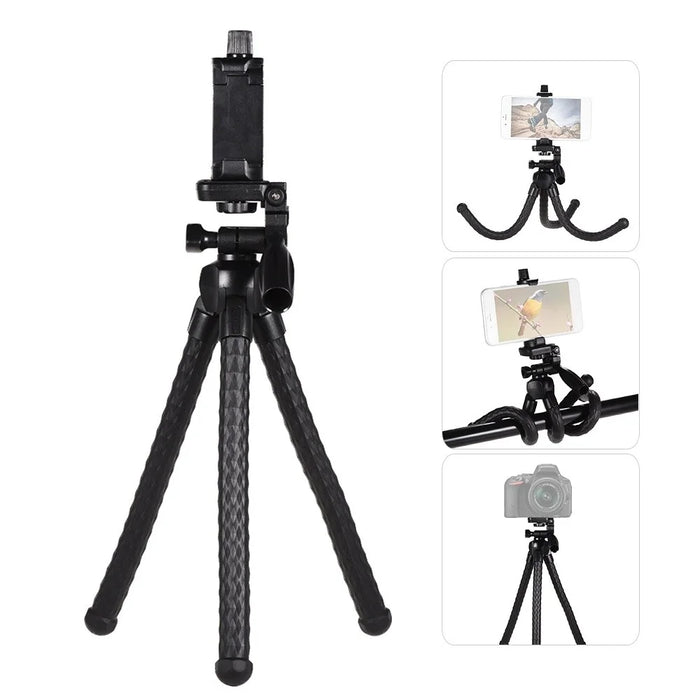 YUNTENG 3280 Flexible Octopus Tripod with 1/4 inch Screw Digital Camera Smart Phone Holder Stand - 1