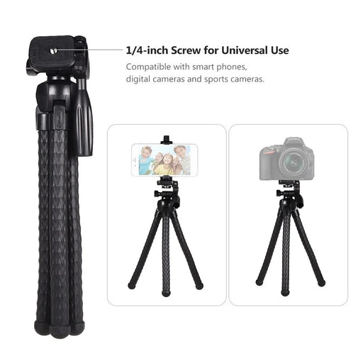 YUNTENG 3280 Flexible Octopus Tripod with 1/4 inch Screw Digital Camera Smart Phone Holder Stand - 2