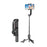 DISPHO WS-19017-1 Bluetooth-compatible Extendable Selfie Stick Tripod Portable Stabilizer Selfie Stick with Detachable Remote Adjustable Phone Clamp - 1