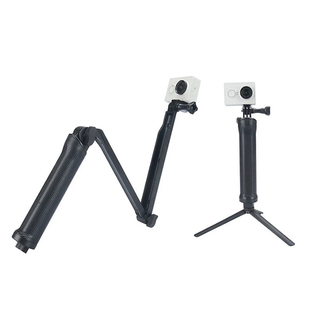 X-119-1 For GoPro 3-Way Foldable Pole Monopod Camera Tripod Stand Holder Extendable Arm Mount - 6