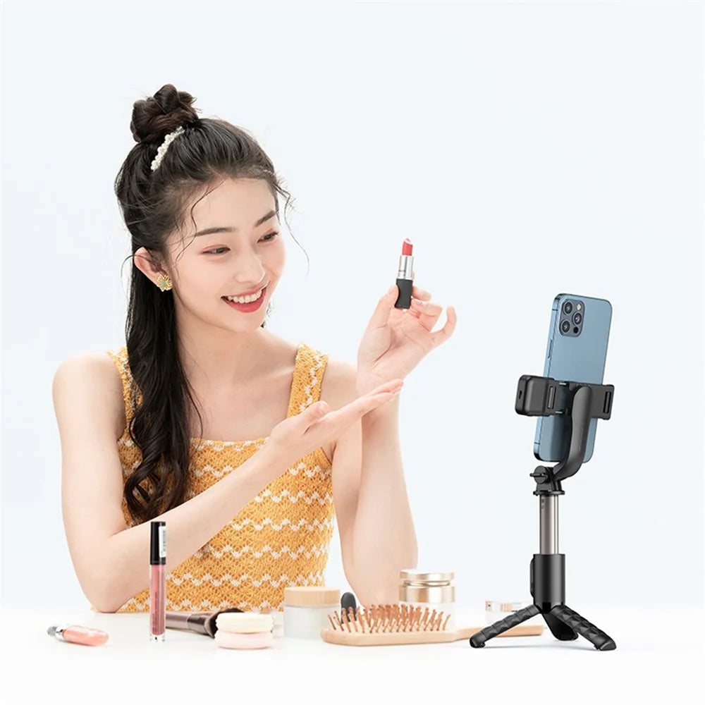 MCDODO MDD SS-1781 Aluminum Alloy Extendable Rod Selfie Stick Bluetooth-compatible Remote Control Tripod with Single Fill Light - Black - 6