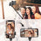 Q12 Bluetooth-compatible Selfie Stick Aluminum Alloy Pole Extendable Phone Tripod Stand with Wireless Remote - Black - 6