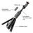 Q12 Bluetooth-compatible Selfie Stick Aluminum Alloy Pole Extendable Phone Tripod Stand with Wireless Remote - Black - 7