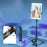 P40L Aluminum Alloy Telescopic Tripod Stand Bluetooth-compatible Remote Control Selfie Stick with Double Phone Holder (No Fill Light) - 4