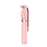 Z8S 103cm 2 in 1 Telescopic Wireless Bluetooth-compatible Selfie Stick Remote Control Folding Tripod with Fill Light - Pink - 2