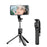 Z11S 103cm Portable Extendable Aluminum Pole Bluetooth-compatible Remote Control Phone Selfie Stick Photography Tripod with Fill Light - Black - 1
