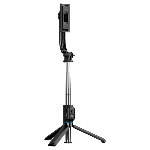 C01 1.06m Extendable Selfie Stick Tripod Stand Detachable Bracket Phone Clip Holder with Bluetooth-compatible Remote Controller - 1