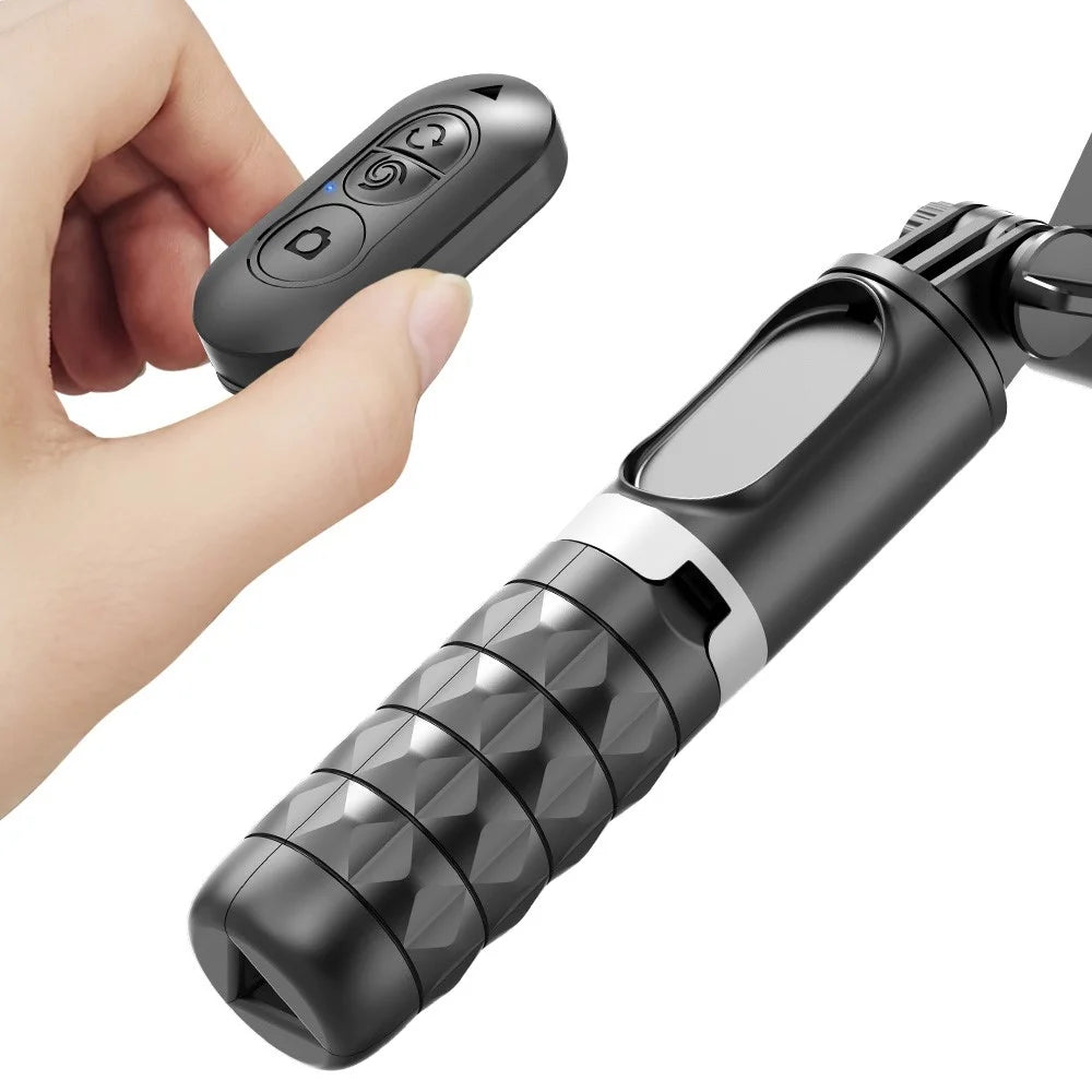 Q18 Smartphone Gimbal Stabilizer Extension Rod Selfie Stick Phone Holder Tripod Stand with Fill Light and Face Tracking Function - 7