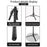 JMARY KT-239 1.75m Telescopic Selfie Stick Tripod Stand Cell Phone Clip Rotation Design Camera Mount Holder - 3