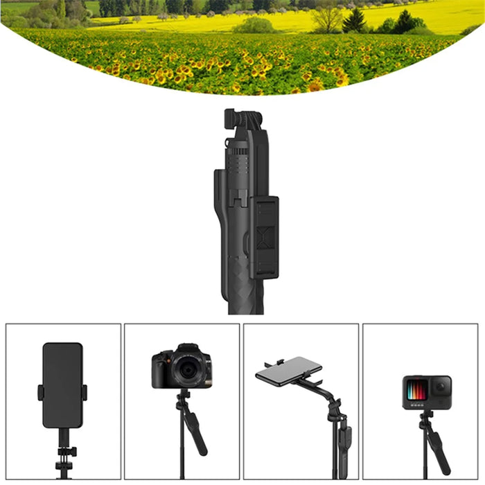 JMARY KT-239 1.75m Telescopic Selfie Stick Tripod Stand Cell Phone Clip Rotation Design Camera Mount Holder - 5