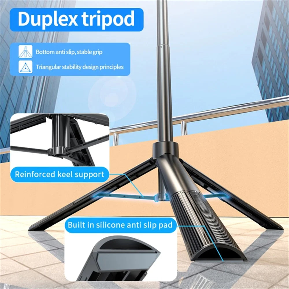 PIXEL ST2 1.6m Outdoor Folding Anti-Shake Selfie Stick Portable Cell Phone RC Gimbal Tripod Stand with Bluetooth-compatible Remote Control - 4