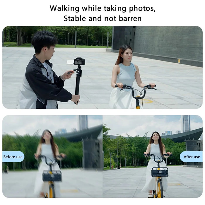 YESIDO SF17 Multifunctional Tripod Selfie Stick for Cell Phones, Camera Retractable Metal Tripod Stand - 3