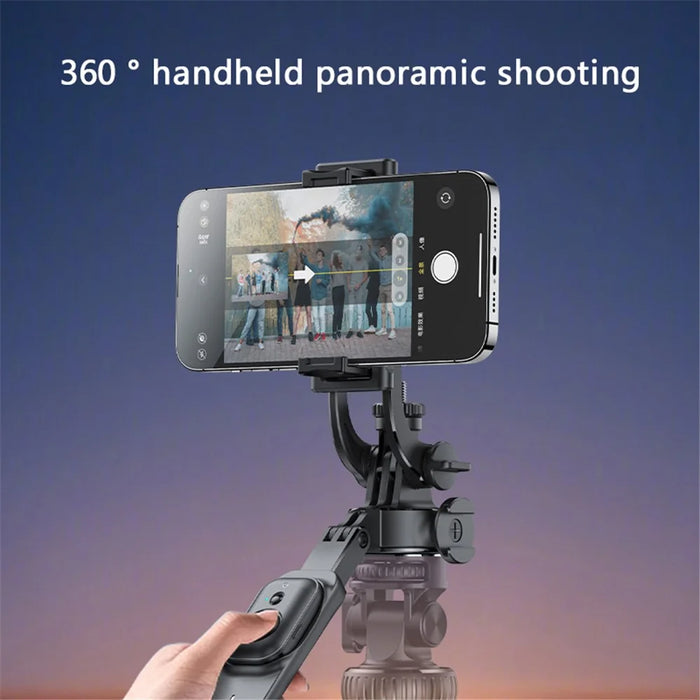 YESIDO SF17 Multifunctional Tripod Selfie Stick for Cell Phones, Camera Retractable Metal Tripod Stand - 5