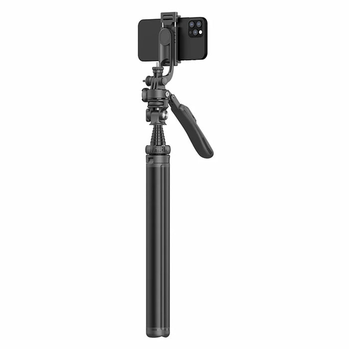 C05 Dual Fill Light Handheld Stabilizer Tripod Stand Floor Standing Adjustable Bluetooth-compatible Selfie Stick for Cell Phone Live Streaming - 1