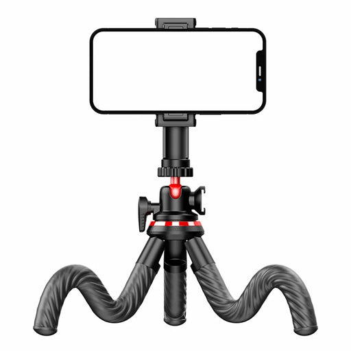 C02 Flexible Octopus Tripod Bracket with 1 / 4 Screw + Detachable Phone Holder for Live Streaming - 1