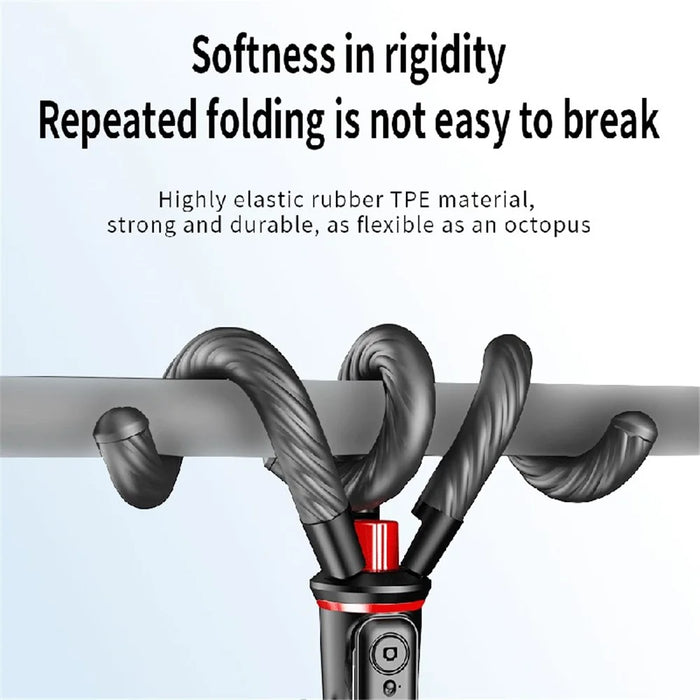 C03 2-in-1 Flexible Octopus Tripod Bracket Bluetooth Selfie Stick with Detachable Phone Holder - 7