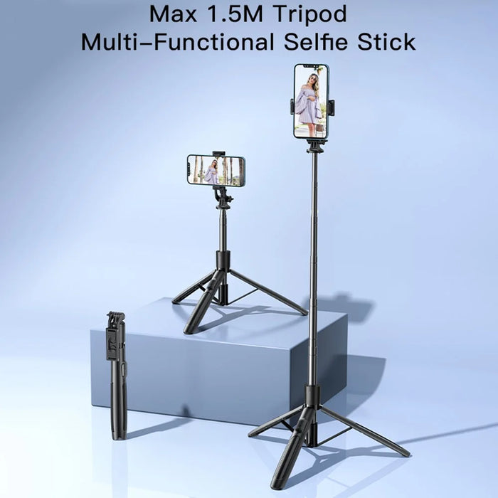 YESIDO SF13 2-in-1 Max 158cm Telescopic Wireless Bluetooth-compatible Selfie Stick Tripod Stand - 3