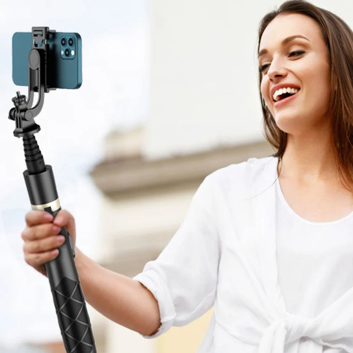 Q16 Aluminum Alloy Rod Bluetooth Selfie Stick 1560mm Telescopic Tripod Stand with Remote Control - 5