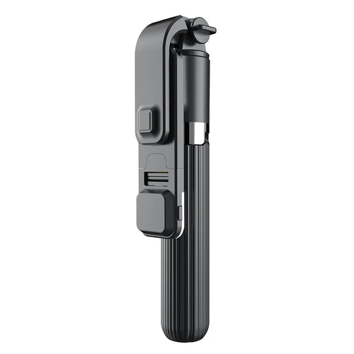 L03S Bluetooth-compatible Selfie Stick Aluminum Alloy Rod Telescopic Tripod Stand with Fill Light - Black - 1