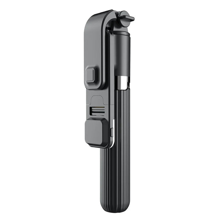 L03S Bluetooth-compatible Selfie Stick Aluminum Alloy Rod Telescopic Tripod Stand with Fill Light - Black - 1