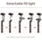 L15 Portable Fill Light Selfie Stick Wireless Bluetooth-compatible Remote Control Tripod Stand for 8-Pin Android Cell Phones - 4