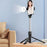 Z14 Pro 140cm Telescopic Tripod Stand with Fill Light Wireless Bluetooth-compatible Selfie Stick - Black - 2