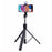 Z16S Tripod Stand Phone Clip Fill Light Design 175CM Selfie Stick with Bluetooth-compatible Remote Shutter - Black - 1