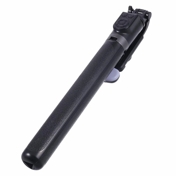 Z16S Tripod Stand Phone Clip Fill Light Design 175CM Selfie Stick with Bluetooth-compatible Remote Shutter - Black - 4
