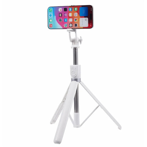 Z17 175cm Wireless Bluetooth-compatible Extendable Selfie Stick Tripod Stand with Remote Control - White - 1