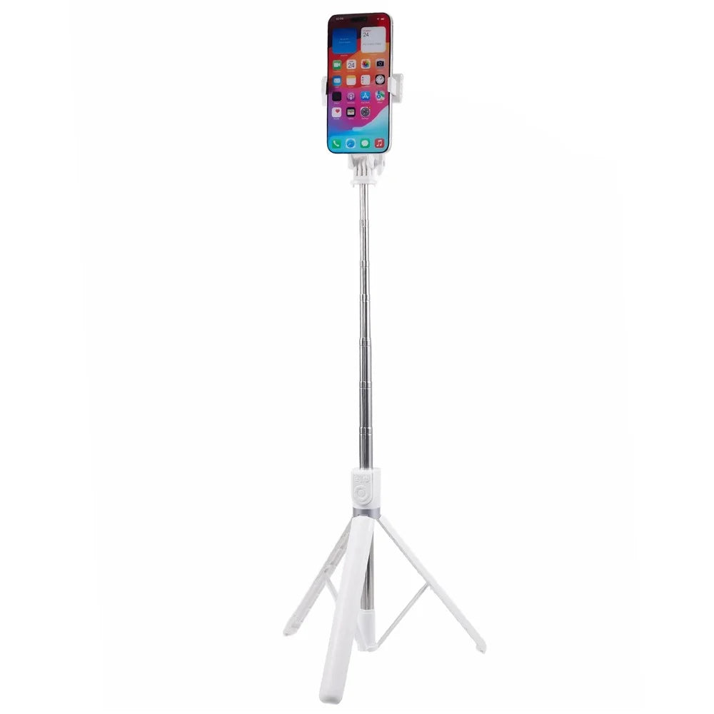 Z17 175cm Wireless Bluetooth-compatible Extendable Selfie Stick Tripod Stand with Remote Control - White - 2